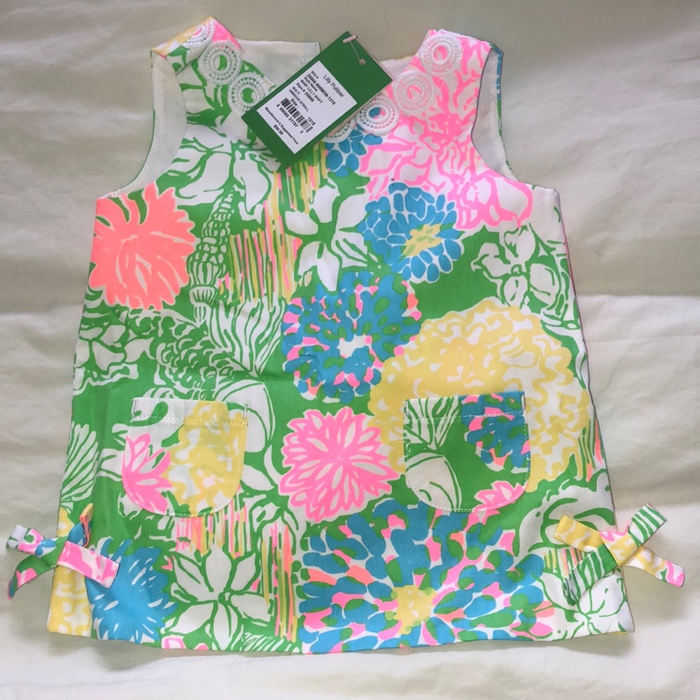 Lilly Pulitzer baby dress and bloomers NWOT 12-18